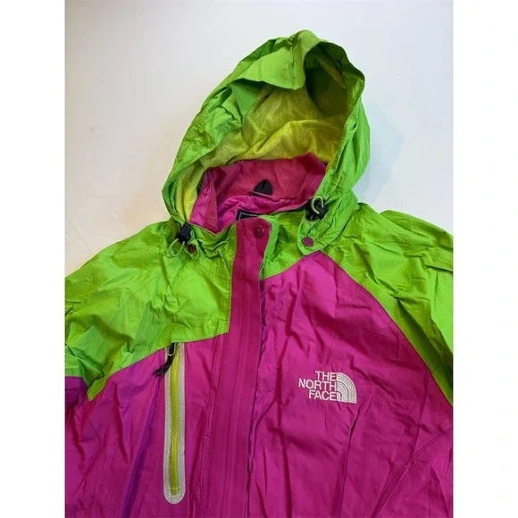 The North Face Women's Pink Hooded Rain Jacket Size M Gore-Tex Pro Shell - Picture 8 of 10